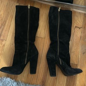 Steve Madden below knee high heeled boots